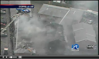 Illustration for article titled F-18 Crashes into Apartment Building and Explodes (Update: No Deaths)